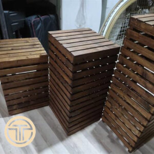 میز چوبی روستیک